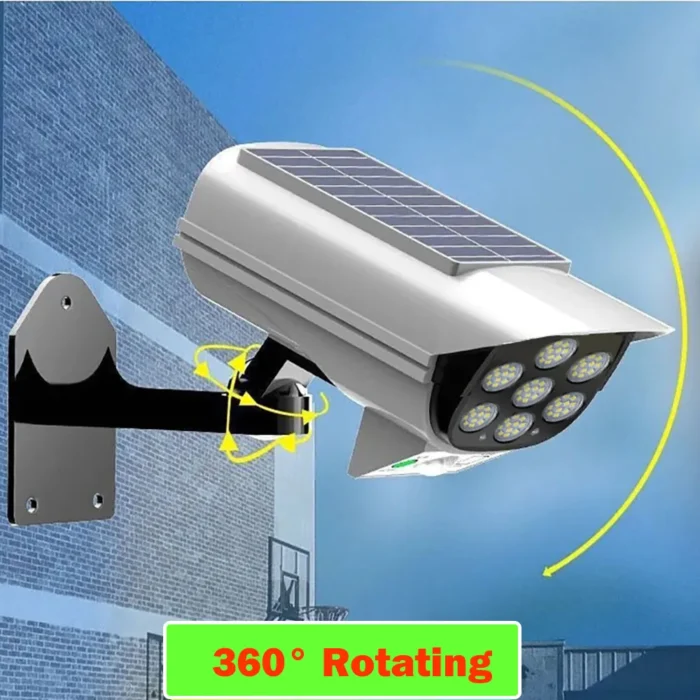 Solar Wall Lamp Motion Sensor Wireless Security Dummy Camera 77 Led Outdoor Flood Light Waterproof Light 4