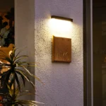 Solar Wall Light Outdoor Lighting Waterproof Fixture Doorway Courtyard Garden Balcony Home Decoration Led Solar Wall