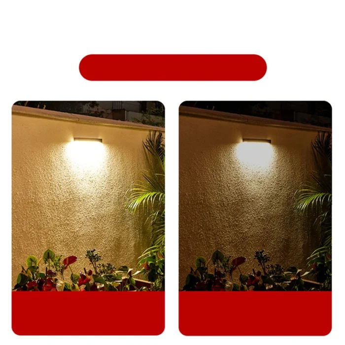 Solar Wall Light Outdoor Lighting Waterproof Fixture Doorway Courtyard Garden Balcony Home Decoration Led Solar Wall 4