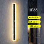 Waterproof Long Wall Led Outdoor Ip65 Modern Style Garden Landscape Village Villa Balcony Lamp Power 85