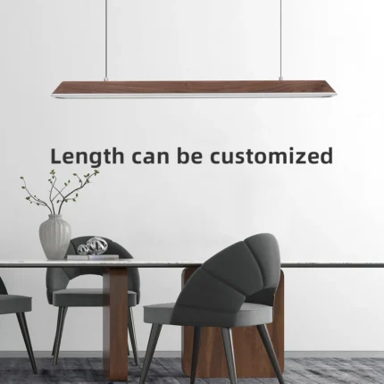 Wide Face Nordic Restaurant Pendant Light Modern Minimalist Office Dining Table Bar Meeting Room Led Strip