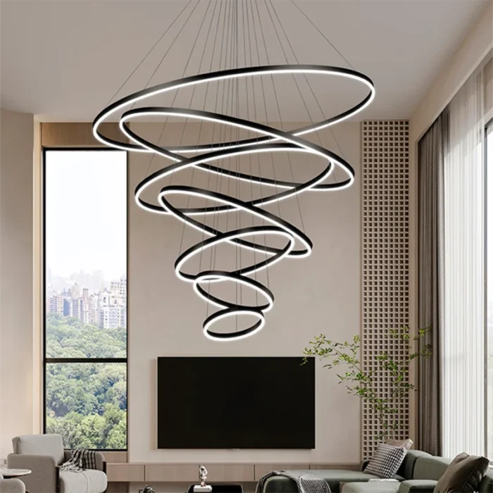 Living Room Decoration Pendant Lights Modern Dining Room Lamps For Living Room Smart Lamparas Stair Lamp 1